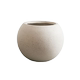 Nordic magnesium clay floor-standing large flowerpot, minimalist spherical soft decoration, extra large flower pot, living room, B&B, shopping mall, villa decoration