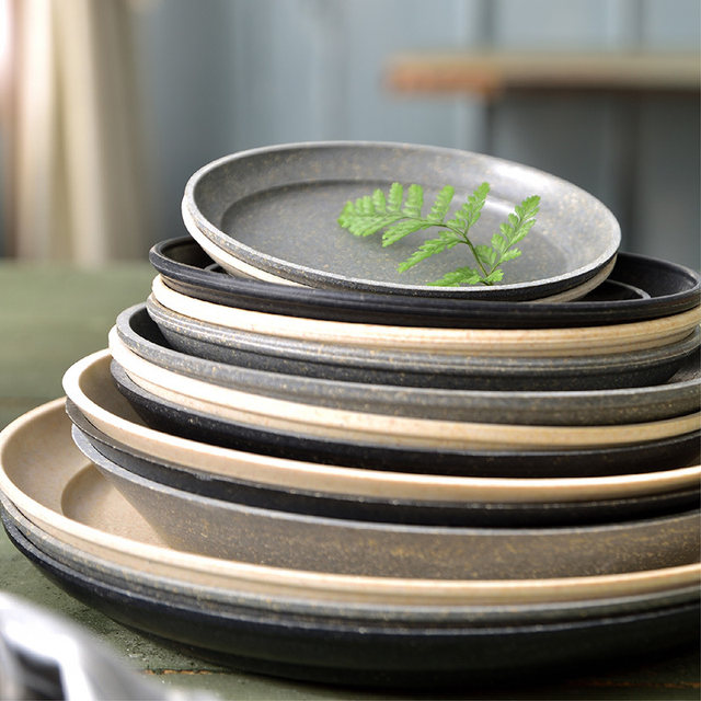 MimiHome Plant Fiber Environmentally friendly Pallet Medium-sized Succulent Green Plant Potted Bottom Support Gardening Hot Sale