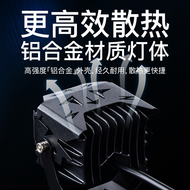 Electric car lights, super bright LED headlights, motorcycle spotlights, bright lights, external lens paving lights, modified auxiliary lights