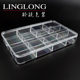 High transparent acrylic 6 grids 12 grids 16 grids 18 grids jewelry Buddhist bead display box Sanzhu cultural relics storage box