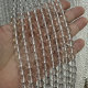 Pure natural white crystal round beads and loose beads semi-finished non-piezoelectric crystal DIY bracelet necklace beads supported for identification
