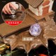 Rockery flowing water transparent glass crystal ball ornament windmill wheel accessories fountain bonsai bubble ice crack rotary ball