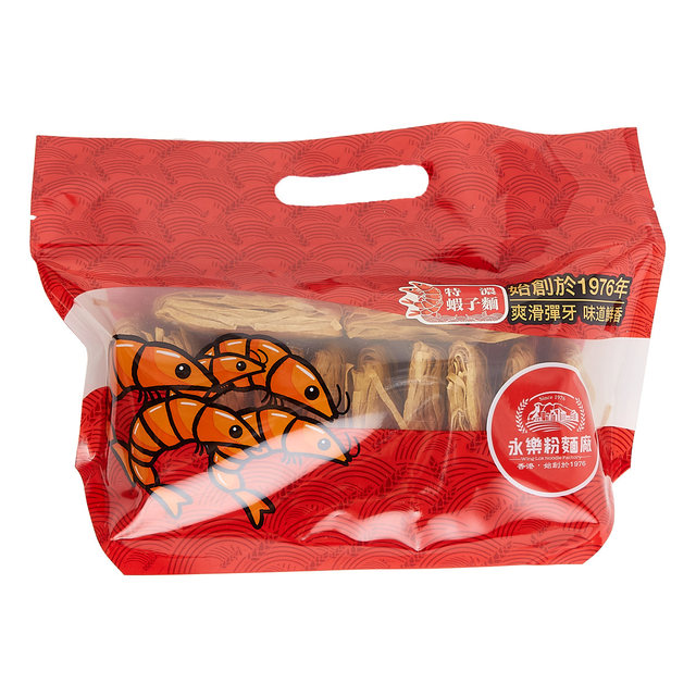 Hong Kong Yongle Noodle Factory 12 packs of extra-strong shrimp noodles 540G soup noodles fried noodles ingredients