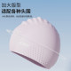 Huili swimming cap for women long hair adult waterproof ear protection high-value silicone plus large head bubble swimming cap set
