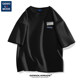GENIOLAMODE short-sleeved summer men's 2025 new pure cotton boy simple loose quick-drying men's T-shirt white
