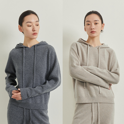taobao agent Elite velvet woolen hoody, top, knitted set