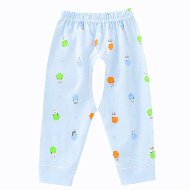 Baby autumn pants pure cotton spring new babies open crotch pants autumn and winter single -piece pajamas pants pants pants and children leggings
