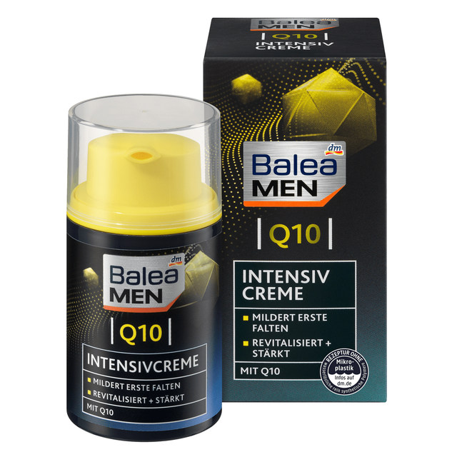 DM German Balea Baleya Men's Avilin Q10 Vitality Skin Anti -Wrinkle Moisturizing Repair Day Cream
