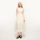 FIVE PLUS dress sleeveless knitted vacation storm elegant midi skirt 2025 new women's spring dress