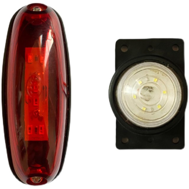 
Truck car ceiling light 12v24 volt LED box truck corner light wide light high light mouse light rubber round inspection light