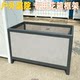Aluminum flower box, outdoor garden vegetable planting box, balcony flower pot tree planting box, corner frame tile planting box