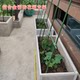 Aluminum flower box, outdoor garden vegetable planting box, balcony flower pot tree planting box, corner frame tile planting box