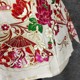 Clear -warehouse hanging neck strap Thai printed top Nepal cotton pine tight black off -the -shoulder short national style female flower
