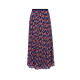 European and American Fashion 2023 Spring and Autumn British plaid print retro commuter chiffon long pleated skirt skirt skirt