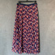 European and American Fashion 2023 Spring and Autumn British plaid print retro commuter chiffon long pleated skirt skirt skirt