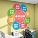 Traditional Chinese medicine pediatric massage shop wall stickers 3D three-dimensional maternal and infant health therapy center cultural background wall decoration arrangement