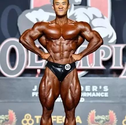 Ifbb新款古典健美比赛裤黑色亮面赛裤弹力奥赛有光泽三角