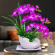Phalaenopsis artificial flowers silk flower ornaments home living room indoor TV cabinet artificial flowers artificial flowers ornaments flowers