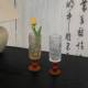 
Qinyuan Spring Antique Retro Wooden Tall Glass Vase Flower Arrangement Living Room Desktop Decoration Ornaments Home Relief