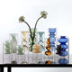 Qinyuanchun's new creative personality European-style double-layer inner knot glass vase home accessories hydroponic flower arrangement ornaments