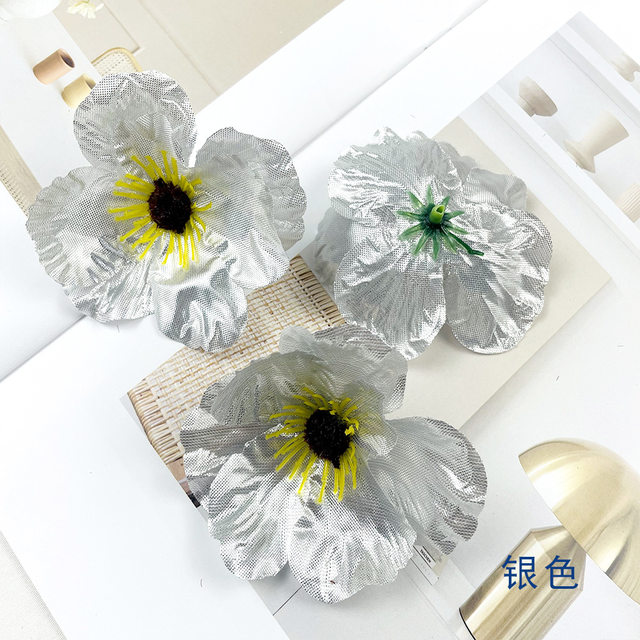 
Simulated poppy flowers ins style flower arrangement poppy fake flower wedding road guide home decoration hairpin diy accessories