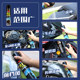 Racing Motorcycle Repair Light wax polishing and waxing electric vehicle paint
