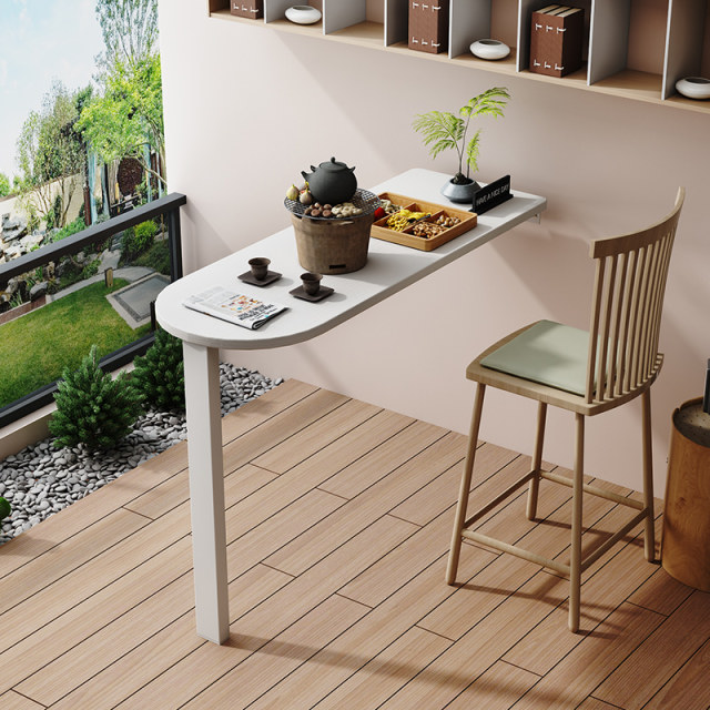 Go down the bar house wall -mounted folding dining table small telescopic hidden home multi -function wall tables and chairs dining tables
