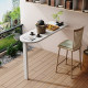 Go down the bar house wall -mounted folding dining table small telescopic hidden home multi -function wall tables and chairs dining tables
