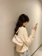 Chio'2nd Nanfeng original white rose chain armpit bag women's autumn niche light luxury single shoulder crossbody bag