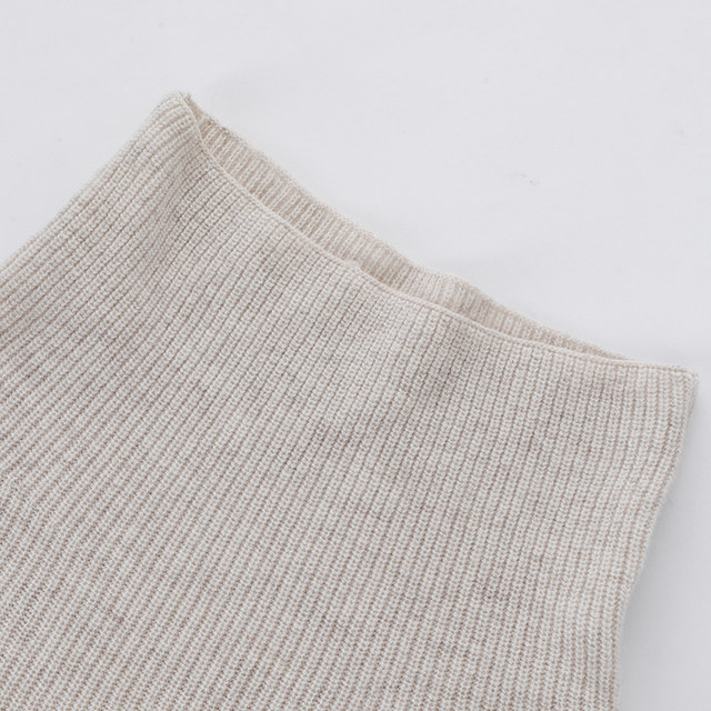 GCRUES Gentle and Woman Sweater Woman 2024 Packing Lazy Wind and Soft and Glutinous outer Wear Polyg up long sleeves
