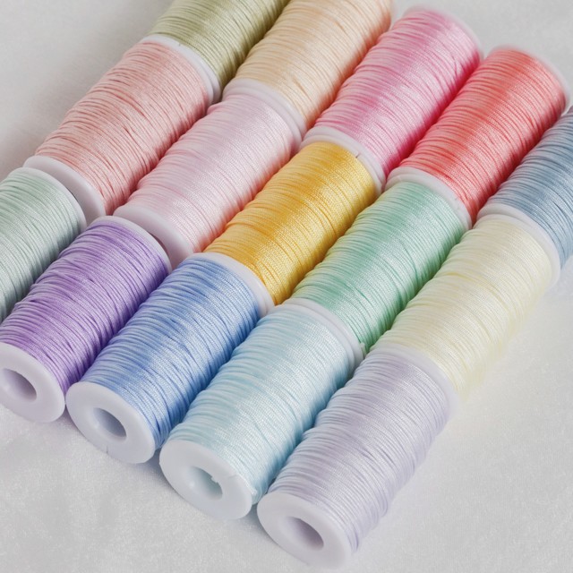 No. 72 jade wire 0.8mm Morandi color hand-woven rope wire DIY red rope bracelet design material wire