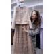 Senior celebrity Xiaoxiang net thousand-layer cake skirt fairy mesh skirt women's fashionable versatile mid-length yarn skirt

