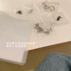 Earrings ring -resistant bag necklace Ear jewelry dustproof jewelry storage volume transparent storage bag density bag
