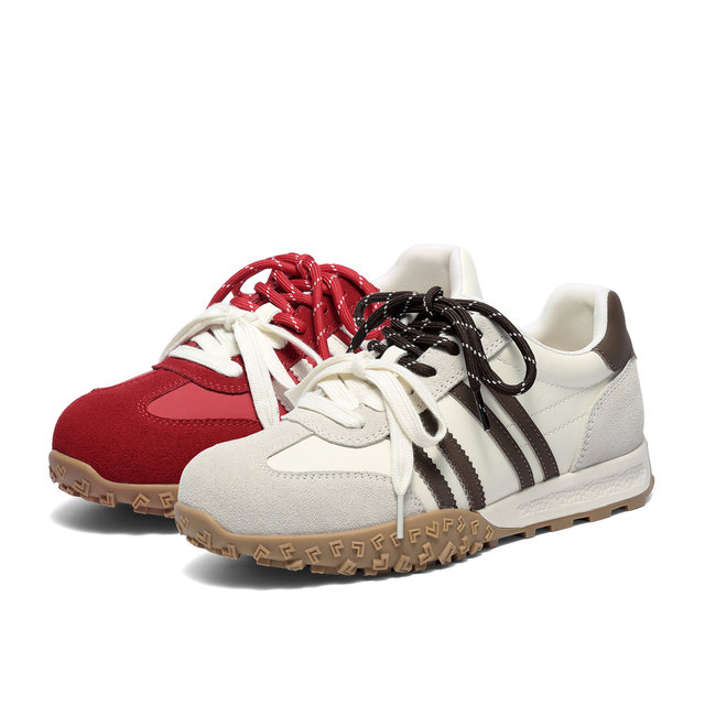 Senda's new super hot moral training shoes for women, increased thick-soled casual shoes, the same style in the mall, contrasting color Forrest Gump shoes XUH01