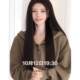 Ju Jingyi's same Korean style oversize American solid color high street fashion trendy hooded sweatshirt to make women slim and loose
