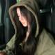 Ju Jingyi's same Korean style oversize American solid color high street fashion trendy hooded sweatshirt to make women slim and loose
