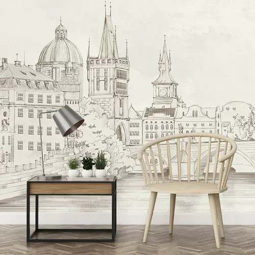 素描壁画客厅 新人首单立减十元 22年2月 淘宝海外