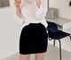 Gray sanitary skirt, women's large size anti-exposure hot girl casual sports A-line short skirt, trendy and versatile one-step skirt