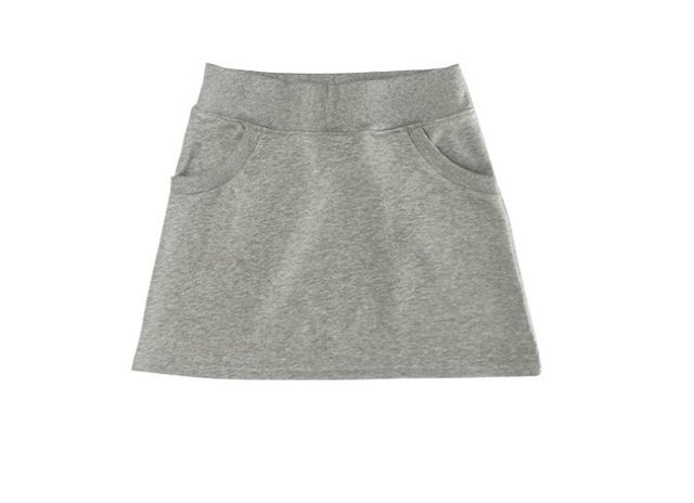 Large -size black skirt Half -body dress new straight tube sports high waist thin hip skirt loose waist casual A -line skirt

