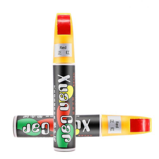 Car paint pen Pearl white scratch repair artifact black, red gray -blue paint pen scratch repair agent