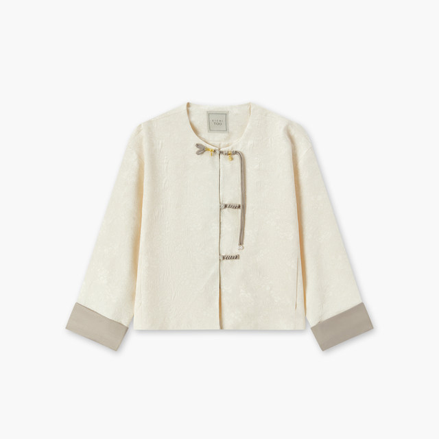 Aijutu new Chinese style button jacket spring and autumn new retro fashionable jacket for women
