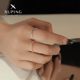 Xuping simple ring ring fashionable 2mm closed index finger ring ins neutral cold style men and women rings Chinese Valentine's Day couple