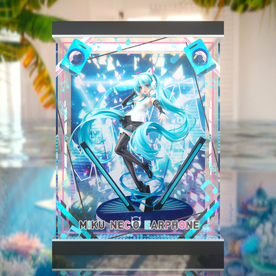 taobao agent [Can't move] F: NEX Hatsune Miku Future Miku Cat Ear Headphones Special display box