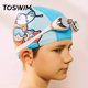 TOSWIM Children's Swimming Moster High -definition Waterproof Fog Grand Men's Children's Children Training Swimming Gelasses Swimming Hat Set Equipment
