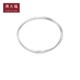 
Chow Tai Fook Jewelry Seal versatile irregular ring bracelet 925 silver bracelet women AB39841