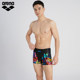 arena 2024 new product source power series anti-chlorine and anti-embarrassment men's swimming trunks flat corner fashion fitness