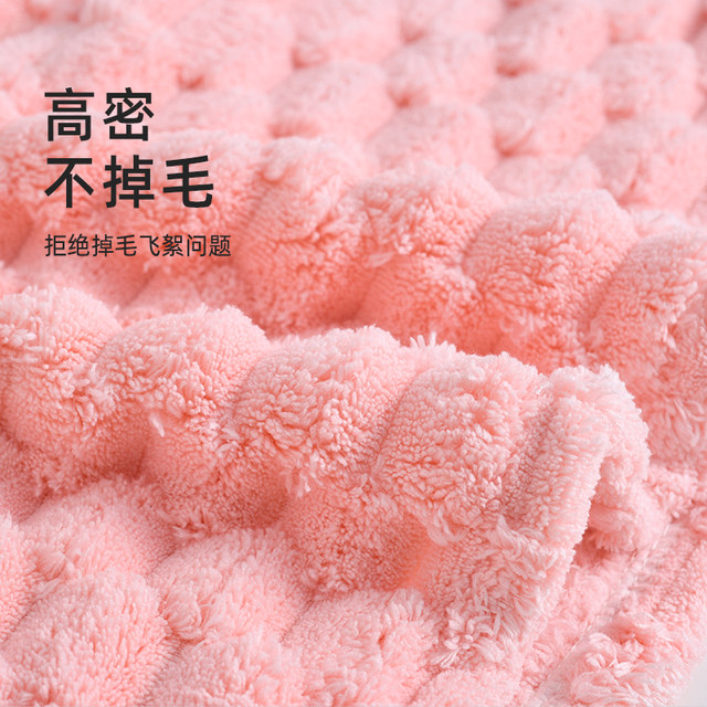 Jieliya dry hair hat women's absorbent turban long shower cap quick-drying thickened towel cute hair wipe hair towel