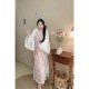 Winter plus velvet thickened noble new Chinese -style shawl shirt warm with cheongsam cloak girl