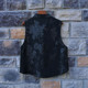 25 spring new ethnic stand collar Chinese style spliced ​​vest women's buttoned cardigan vest sleeveless jacket top