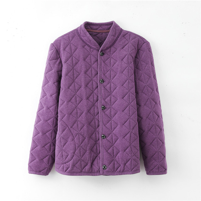 Grandma's cotton jacket inner liner winter clothes old lady light and warm little cotton jacket old man mother De velvet silk cotton jacket